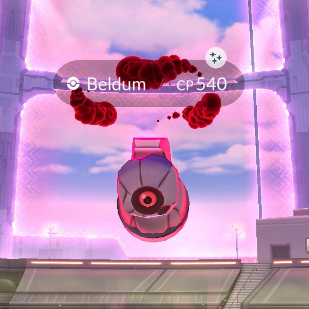 Shiny Dynamax Beldum in Pokemon GO (Image via TPC)