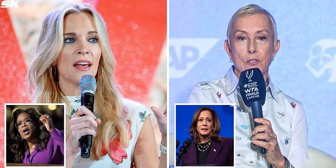 "Jealousy is so unbecoming" - Martina Navratilova slams Megyn Kelly as a 'failure' for condemning Kamala Harris & Oprah Winfrey's star-studded event