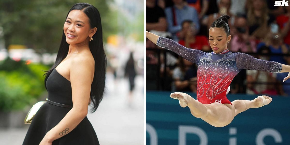 Suni Lee attends New York Fashion week and US Open final (PHOTO: Both from Getty Images)