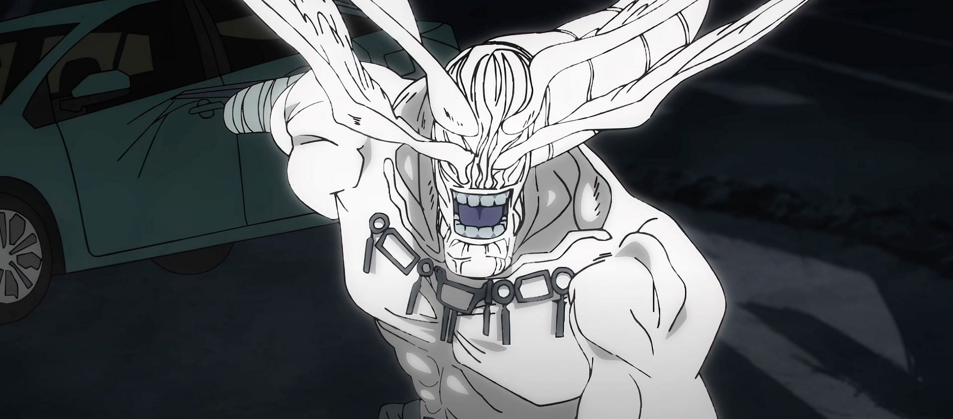 Mahoraga as seen in the anime (Image via MAPPA)