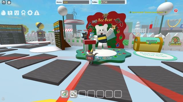 Bee Swarm Simulator Beesmas Event: Bee Bear's Catalog