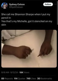 Las Vegas Aces guard Sydney Colson mocks Shannon Sharpe incident