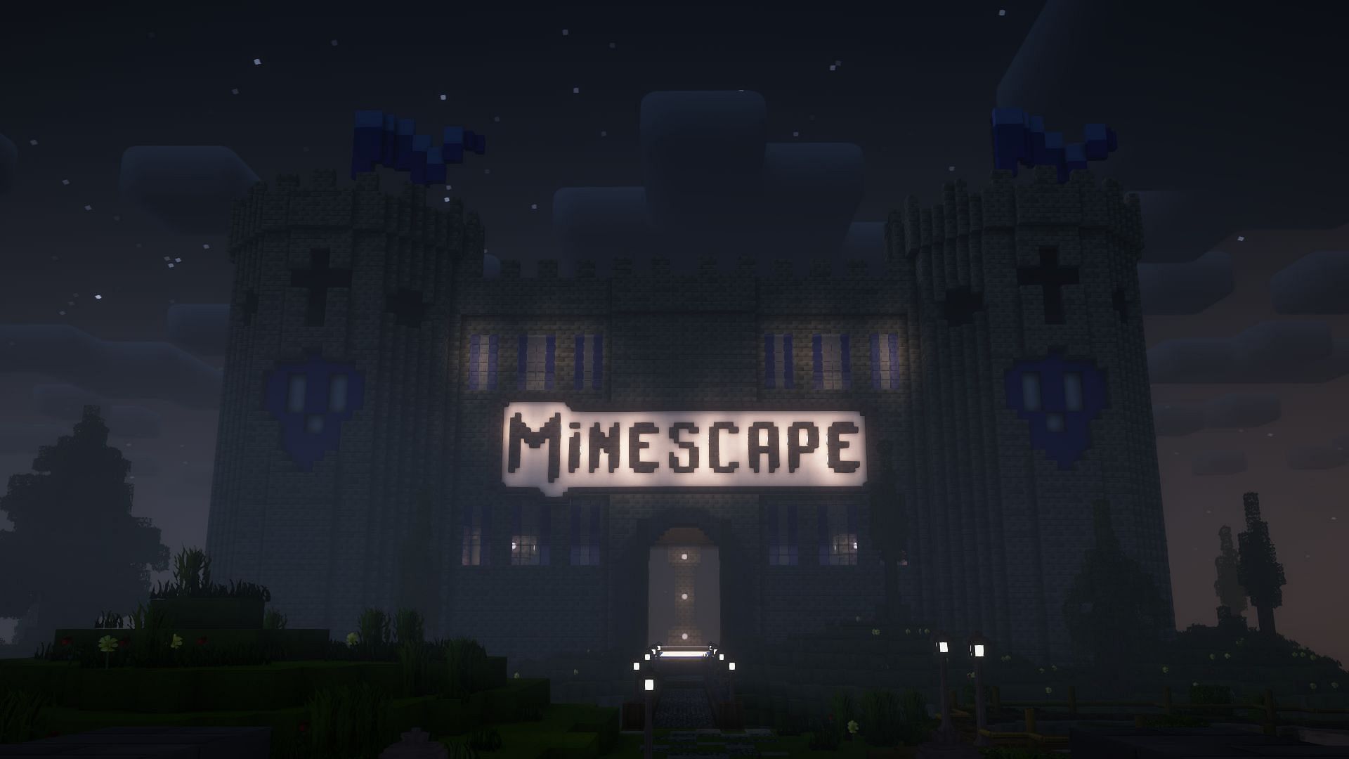 A Runescape inspired server (Image via Mojang &amp; minescape.me)