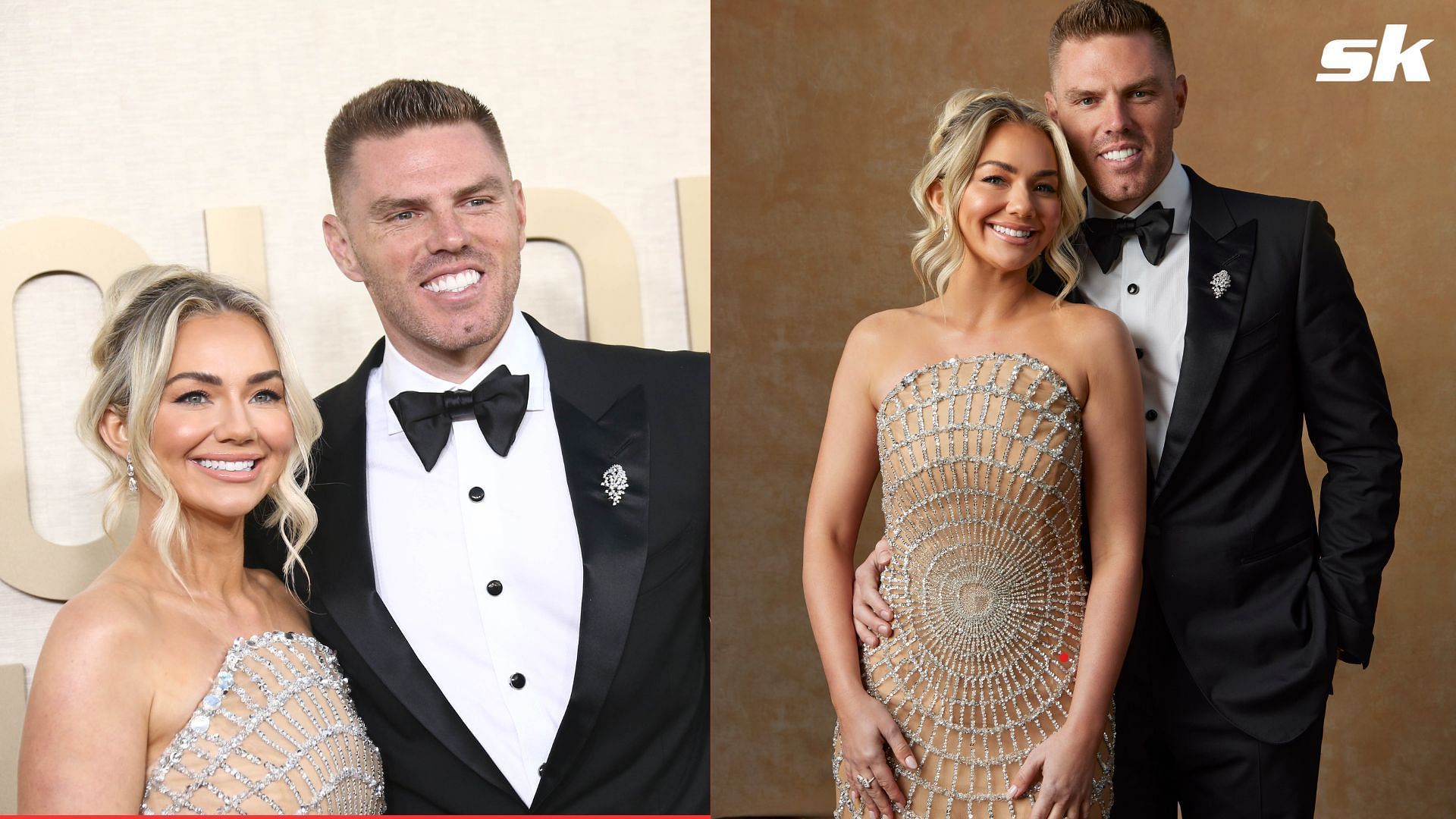 Freddie Freeman’s wife Chelsea shares stunning Blue Diamond Gala snap ...