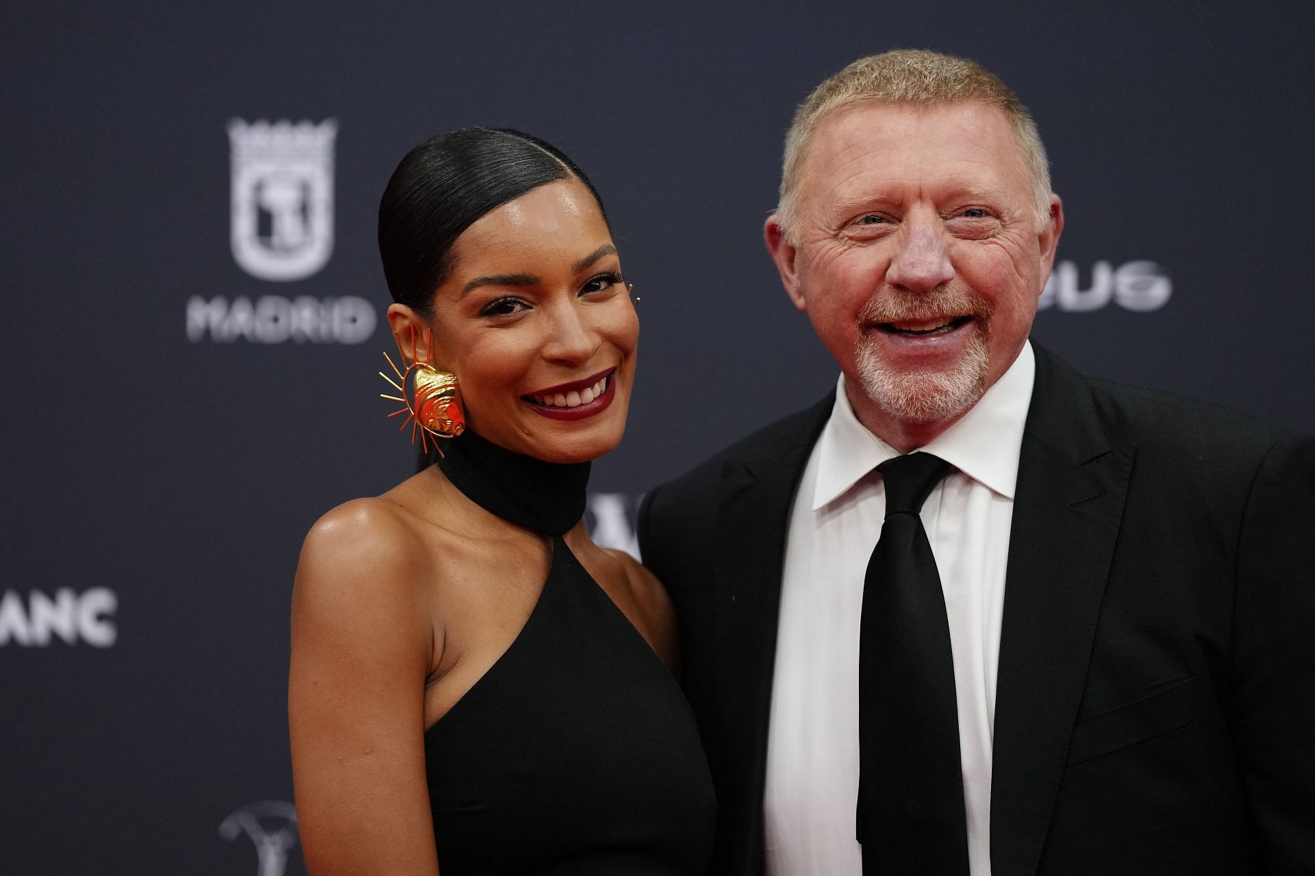 Boris Becker and Lilian de Carvalho Monteiro at the 2024 Laureus Awards (Source: Getty Images)