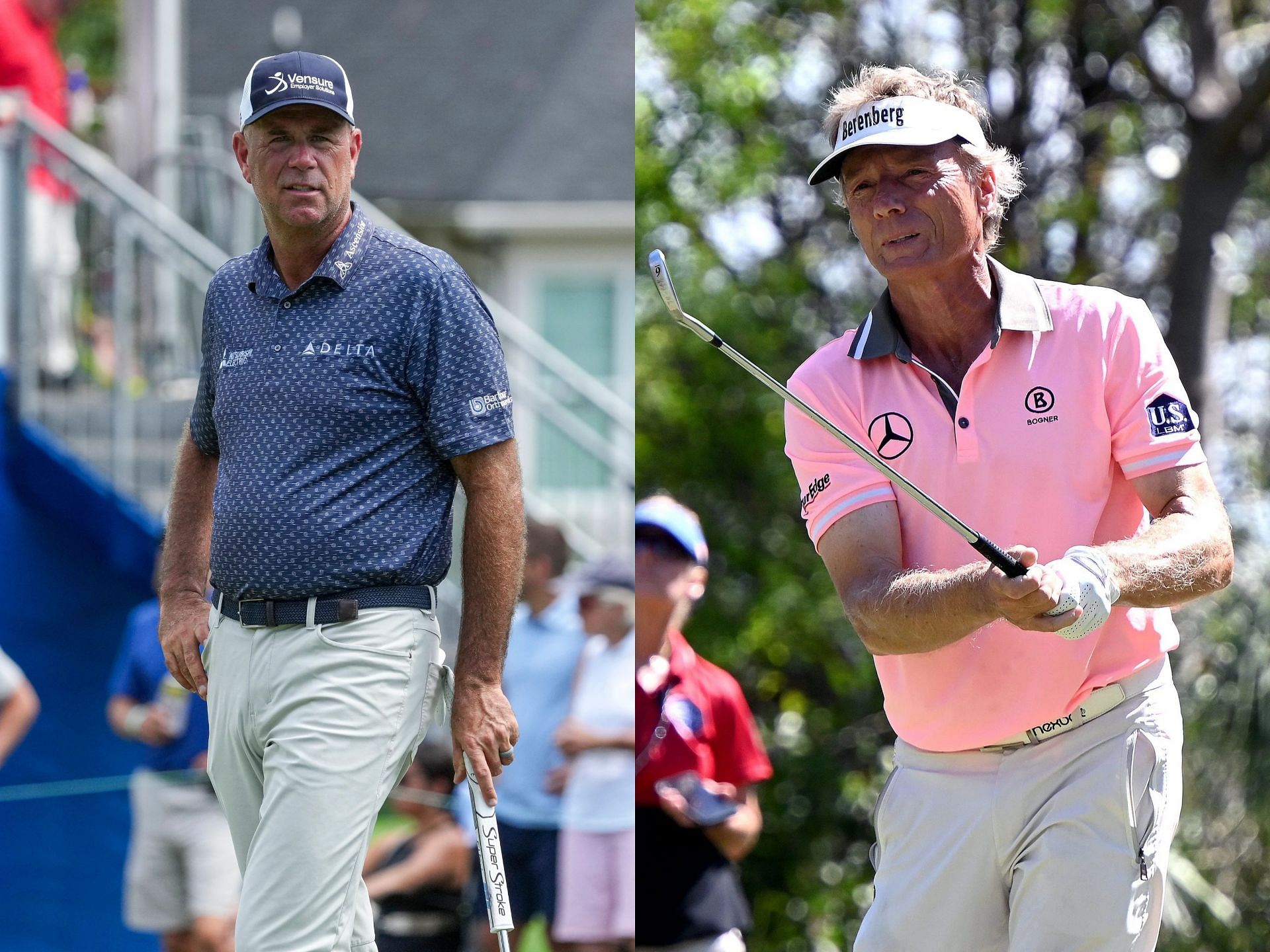 Stewart Cink and Bernhard Langer (Image via Imagn)