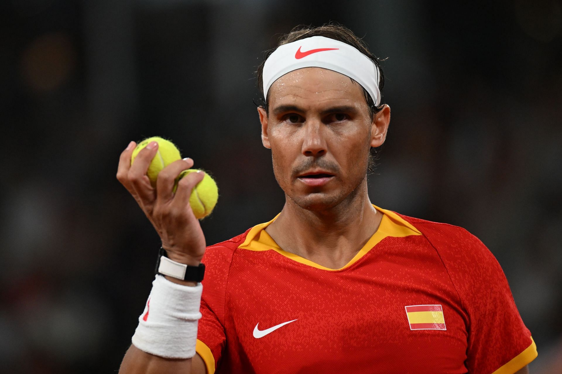 Rafael Nadal fotografiado en un torneo [Fuente de la imagen: Getty Images]