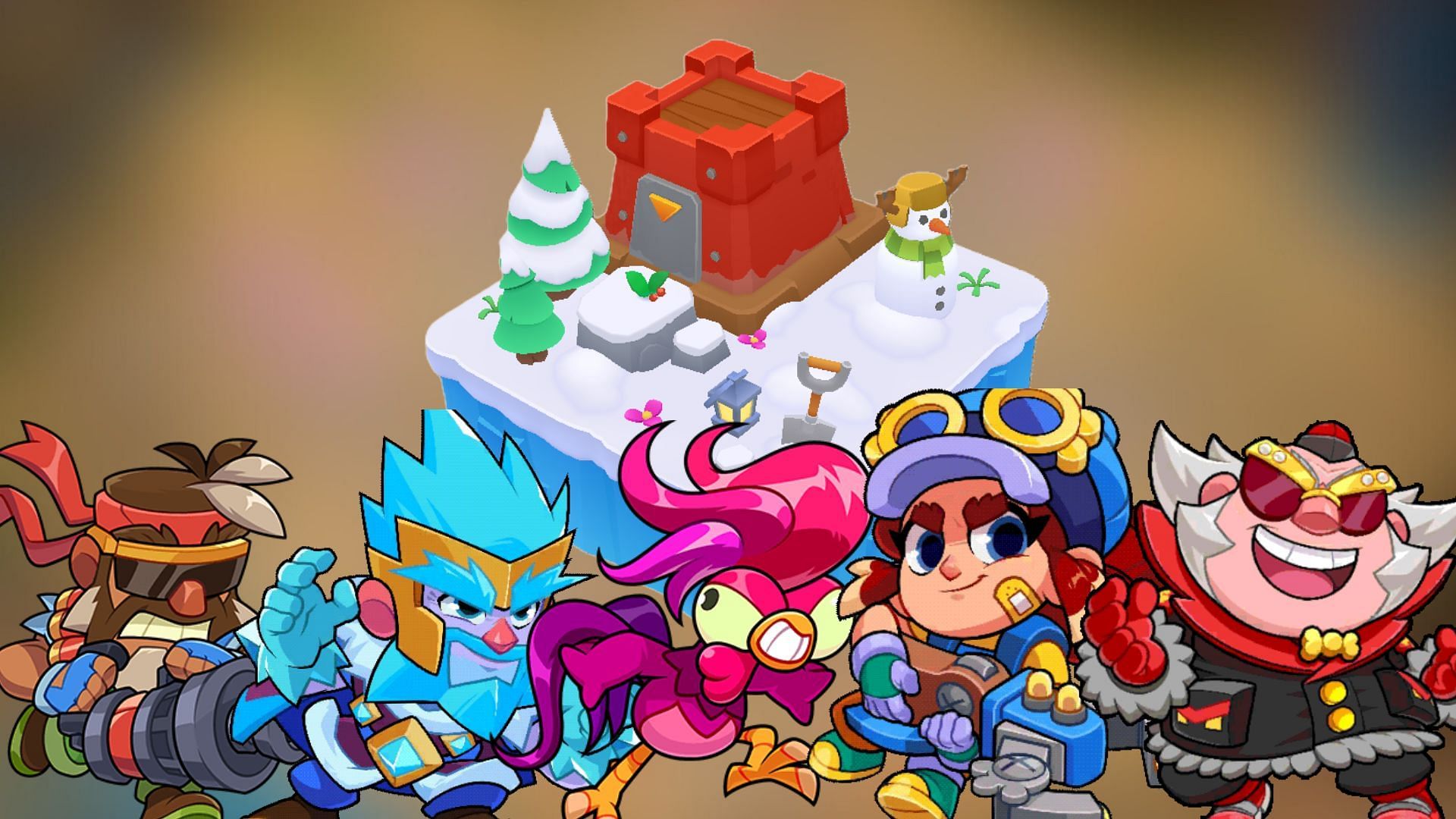 Best characters to use in Ice World in Squad Busters (Image via SuperCell)