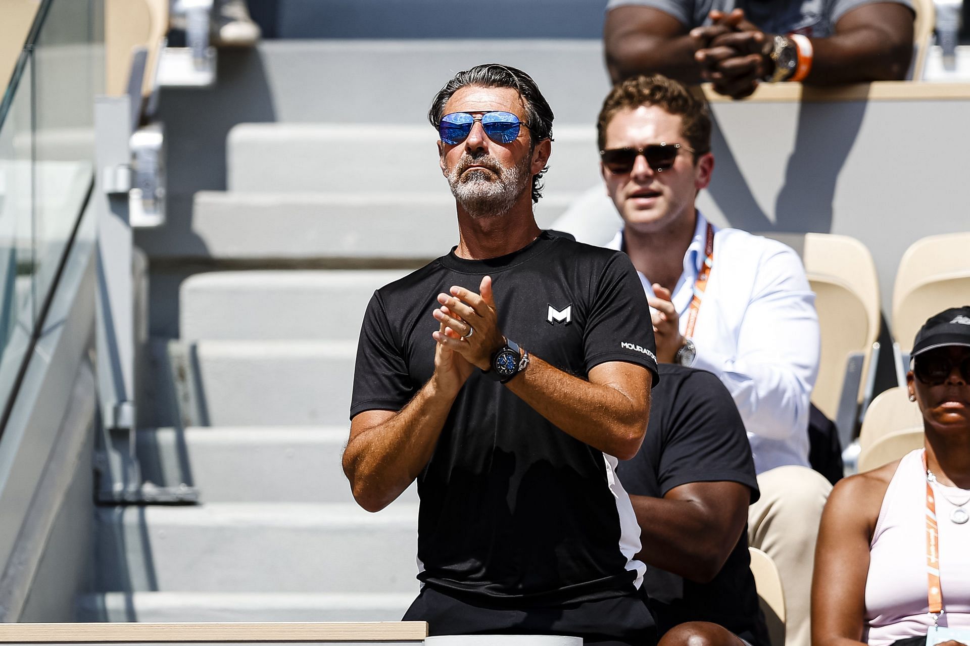 Patrick Mouratoglou during the 2023 French Open (Source: Getty Images)