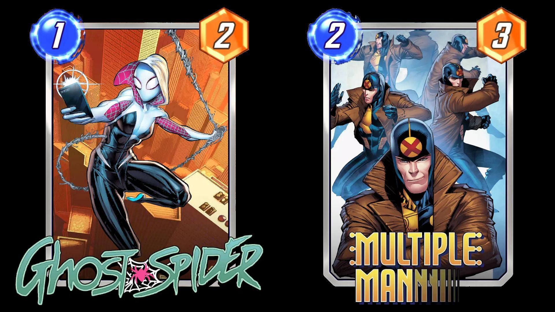 This Marvel Snap synergy is especially apparent in mid-game when you have to move fast and apply both mobility and power boost (Image via Nuverse)