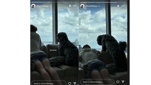 Chloe's Instagram story