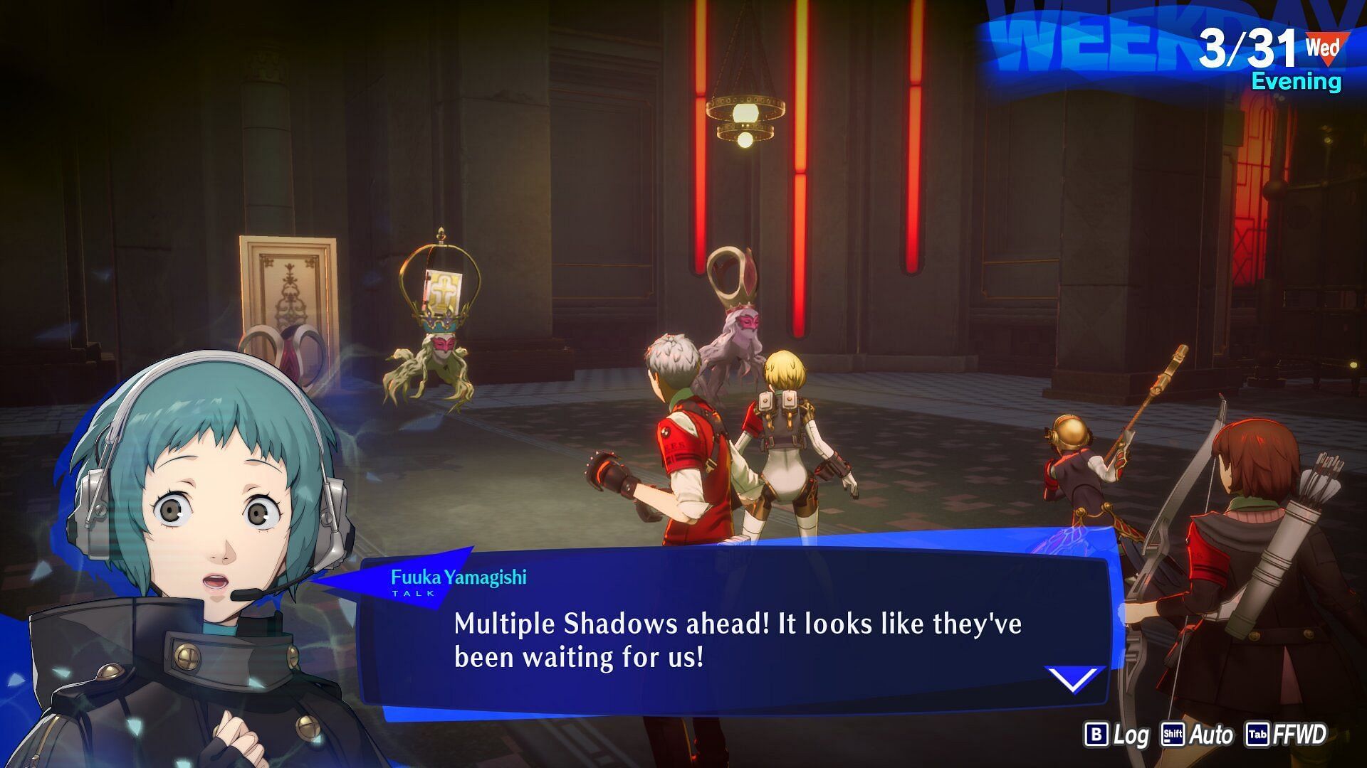 Facing shadows in Persona 3 Reload Episode Aigis Malebolge (Image via SEGA)