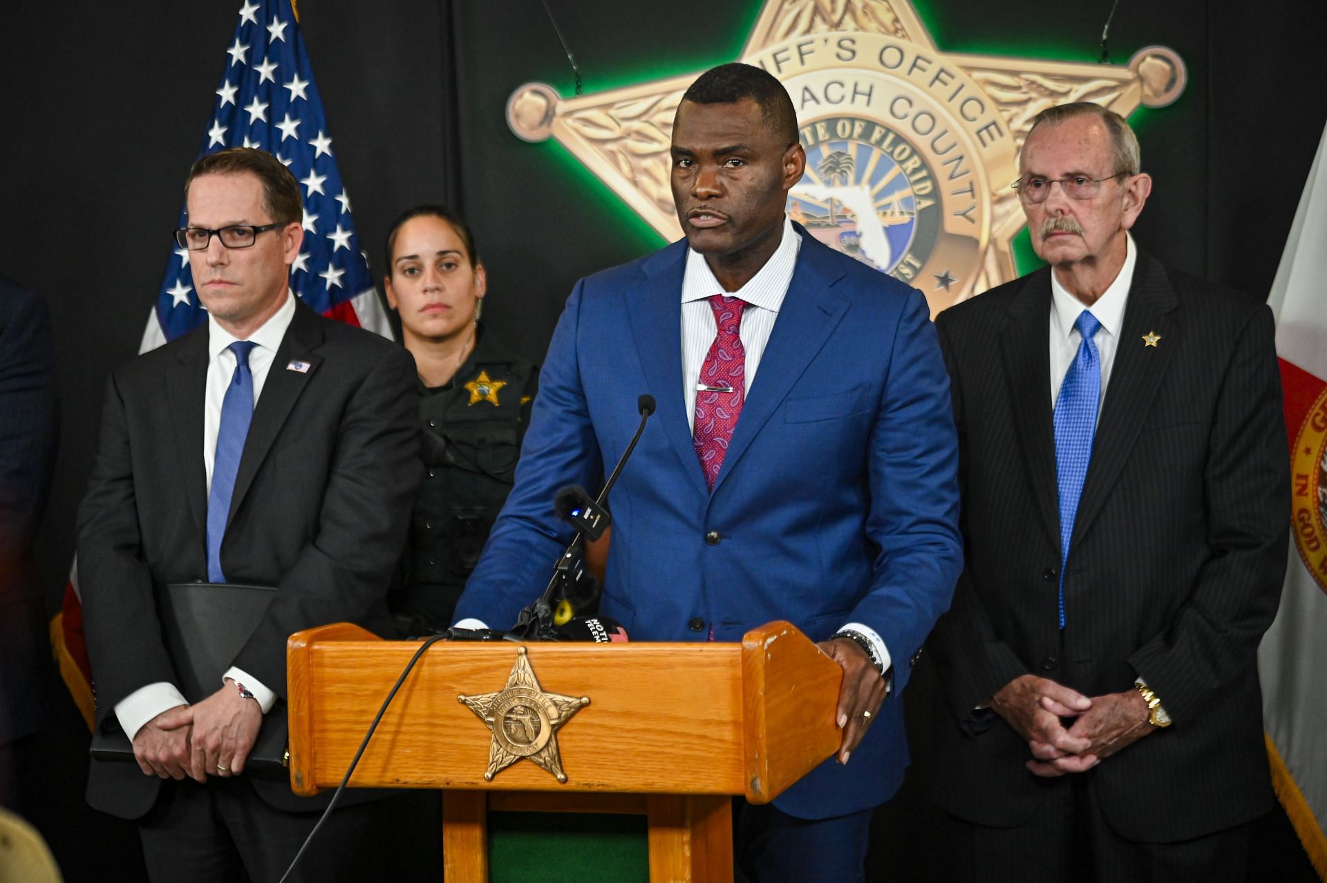 Press conference in Florida over Ryan Wesley Routh, suspect in apparent assassination attempt on Trump - Source: Getty