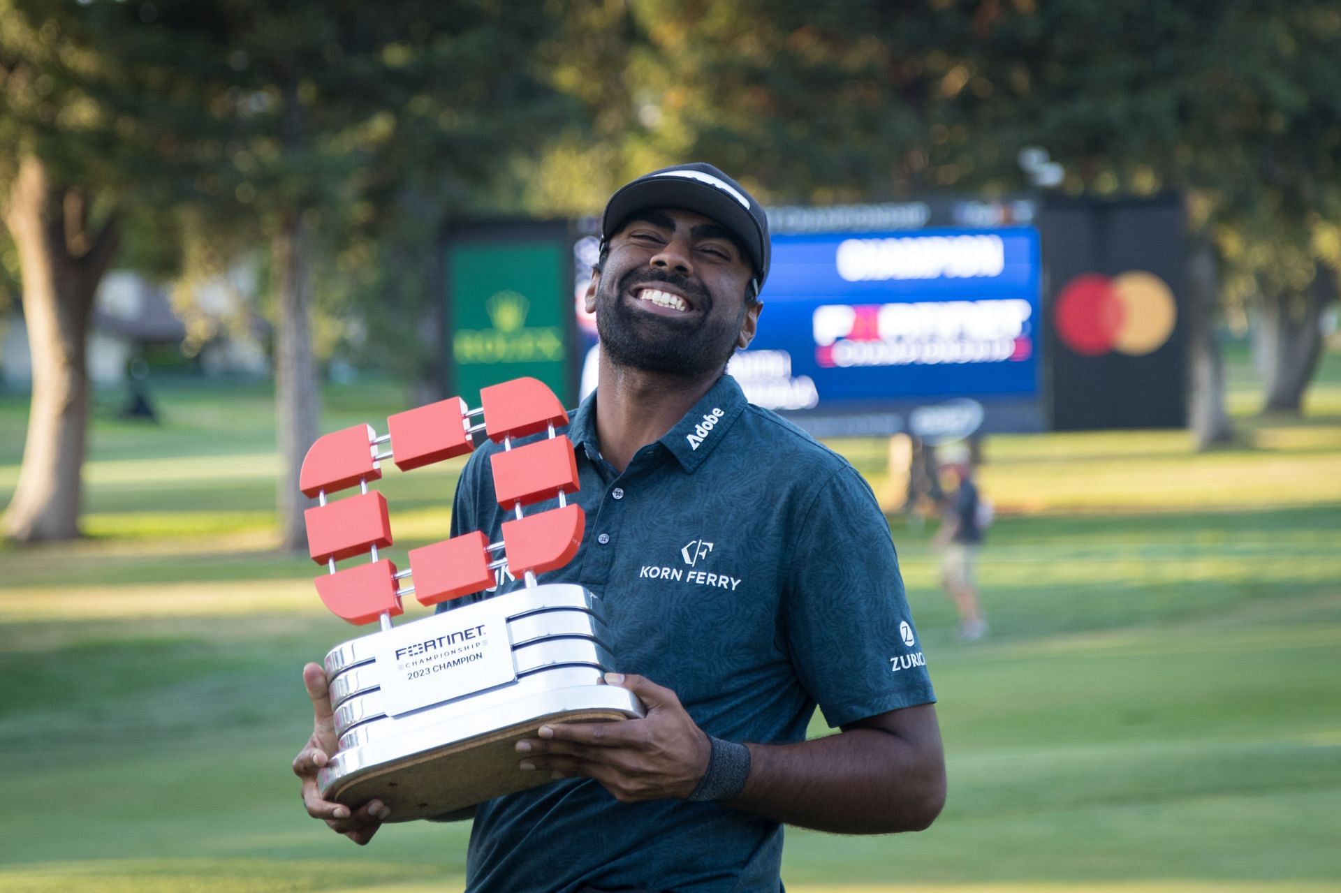 Sahith Theegala after winning the Fortinet Championship - Final Round - Source: Getty