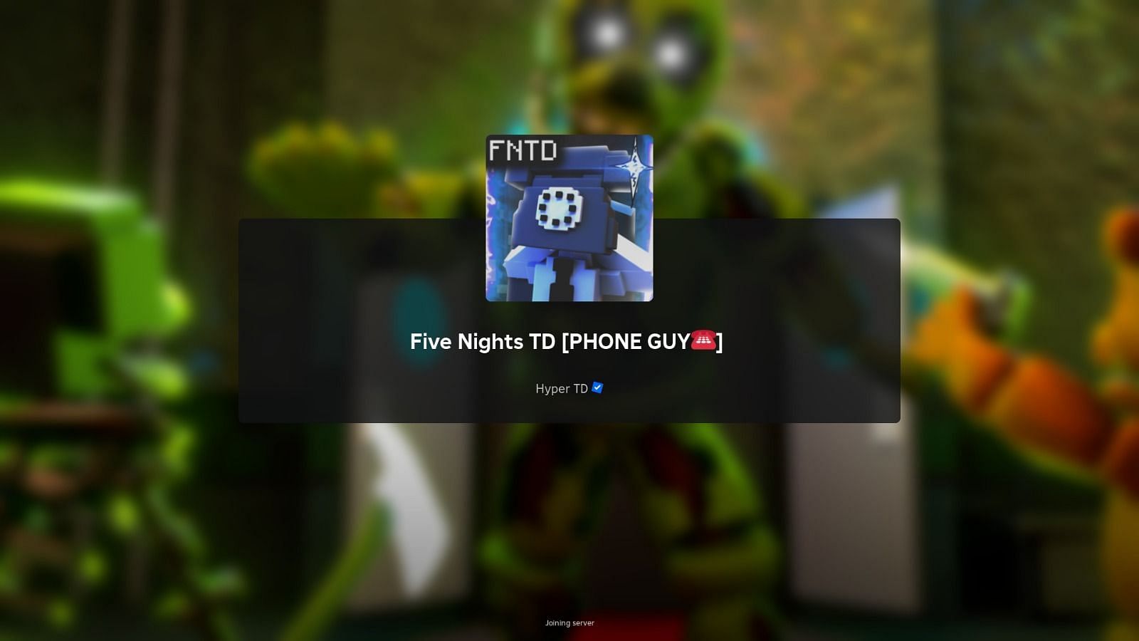 Learn who is the Phone Guy and what he does in Five Nights TD. (Image via Roblox)