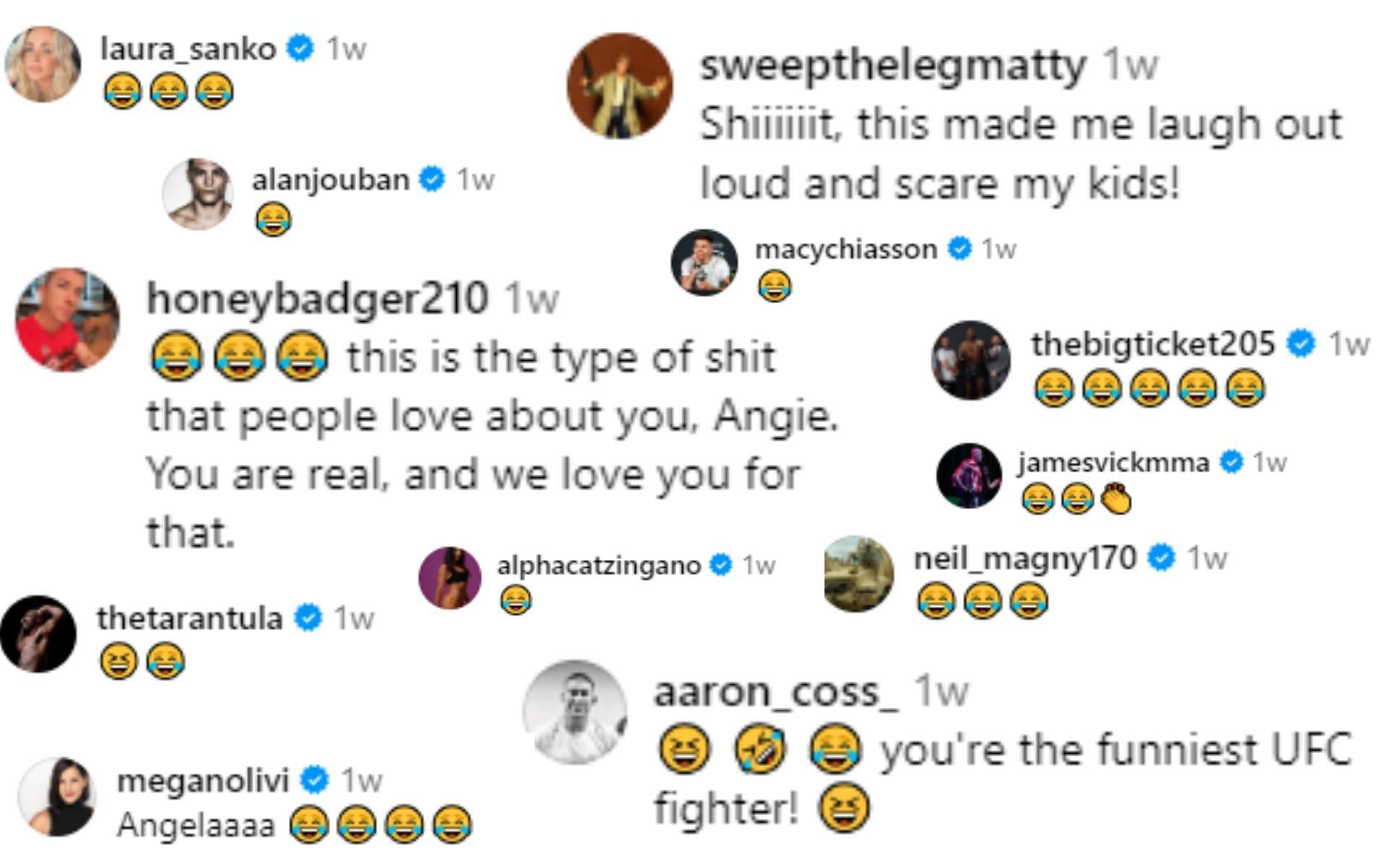 MMA world reacts to Angela Hill&#039;s video