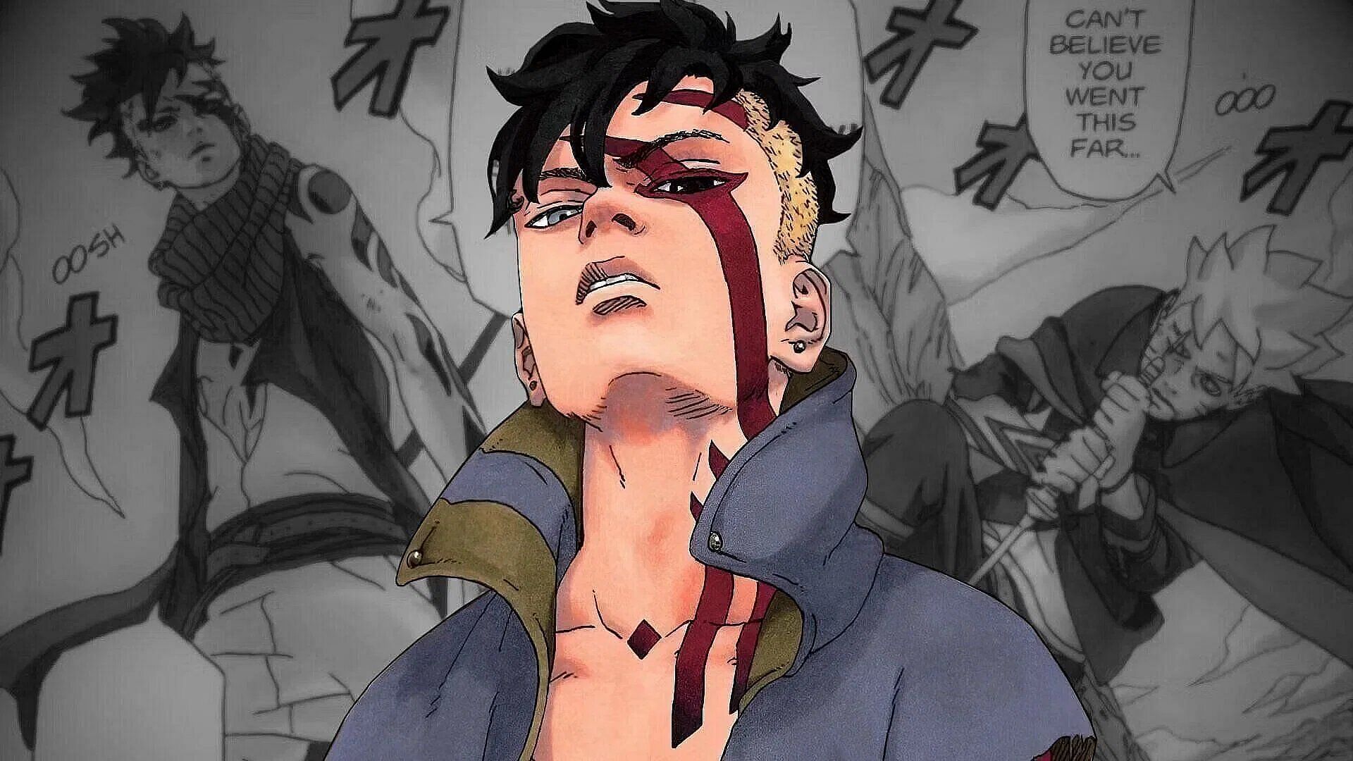 Kawaki as seen in the manga (Image via Shueisha).