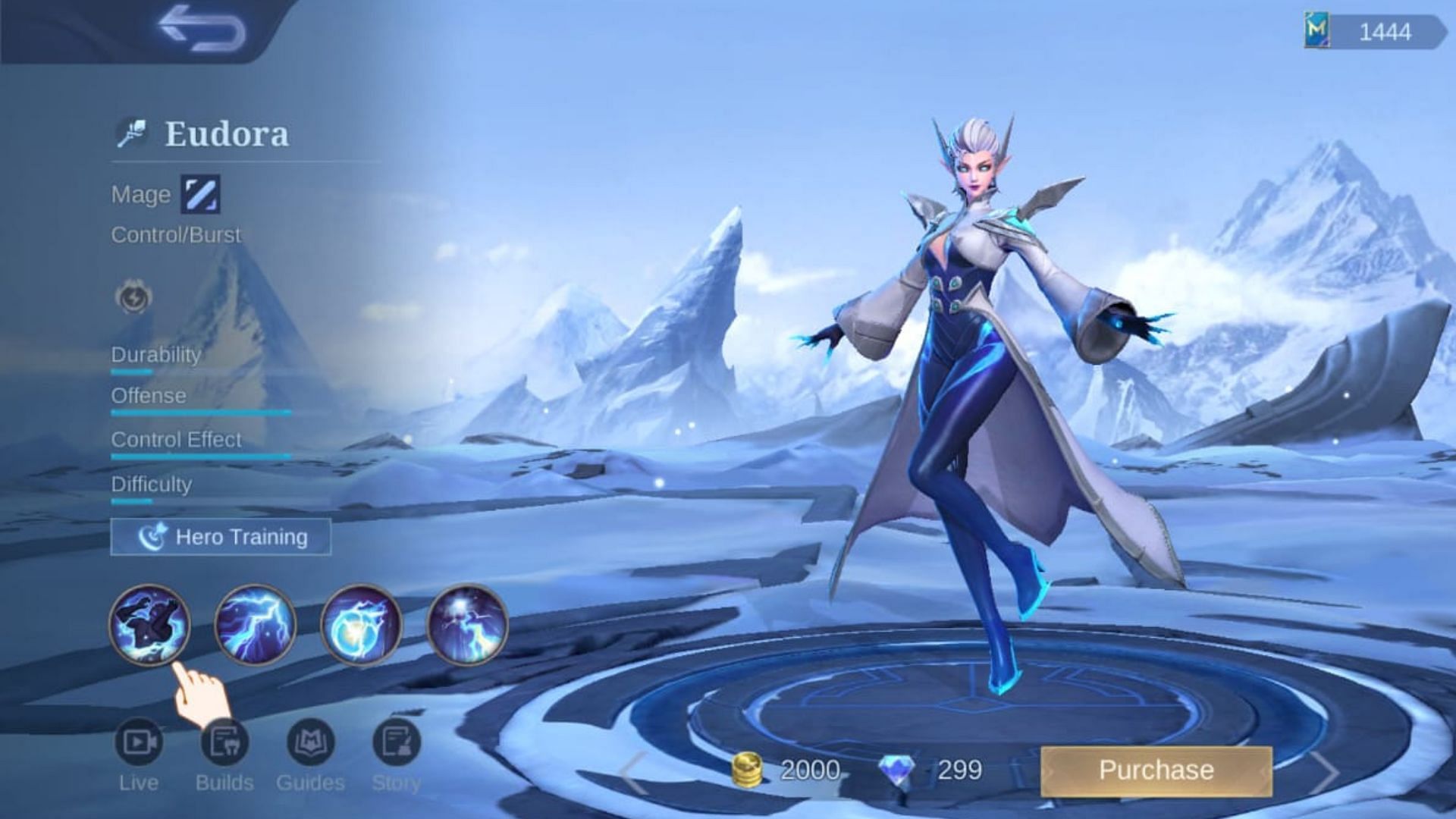 Eudora in Mobile Legends (Image via Moonton)