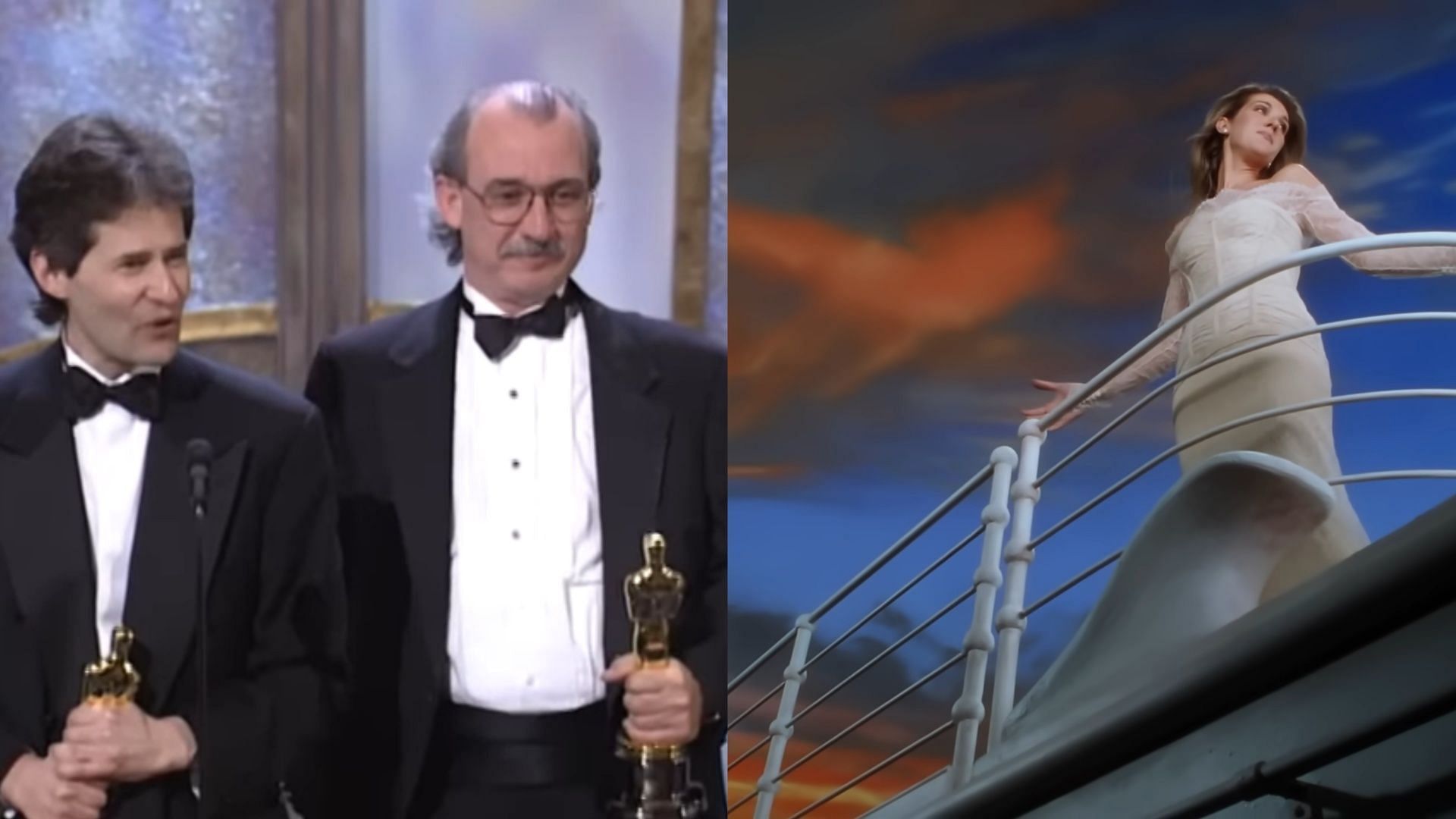 Lyricist Will Jennings passed away on Friday (Image via YouTube/Oscars, Celine Dion)