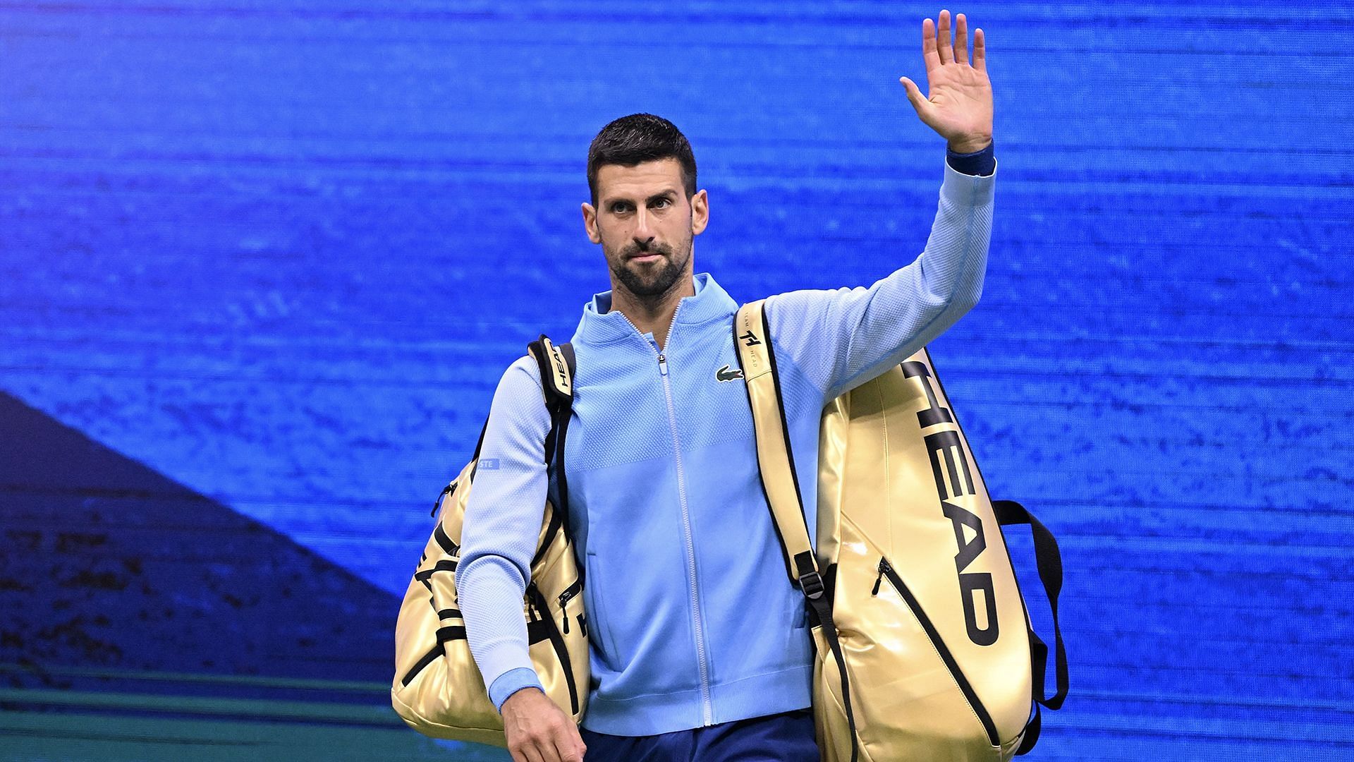 Novak Djokovic at the 2024 US Open