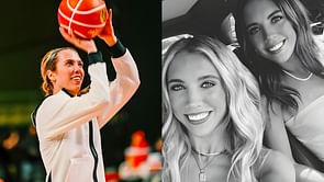 In Photos: Fever's Lexie Hull shows off lightened wavy hairstyle as she celebrates 25th birthday with twin sister Lacie Hull