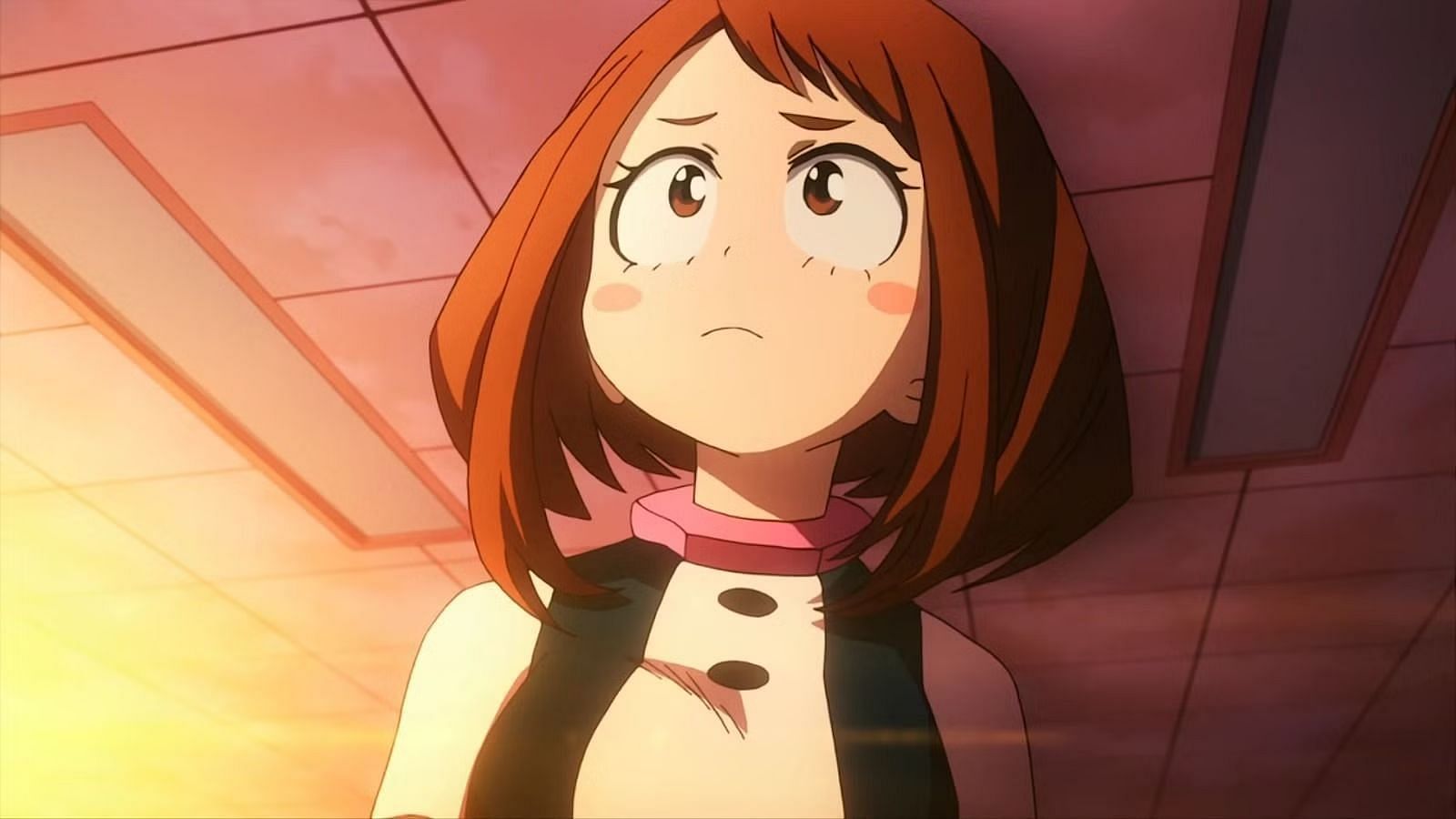 Uraraka&#039;s Quirk has its fair share of weaknesses (image via Bones)