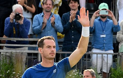 ndy Murray at The Queen's Club in June 2024 - Source: Getty