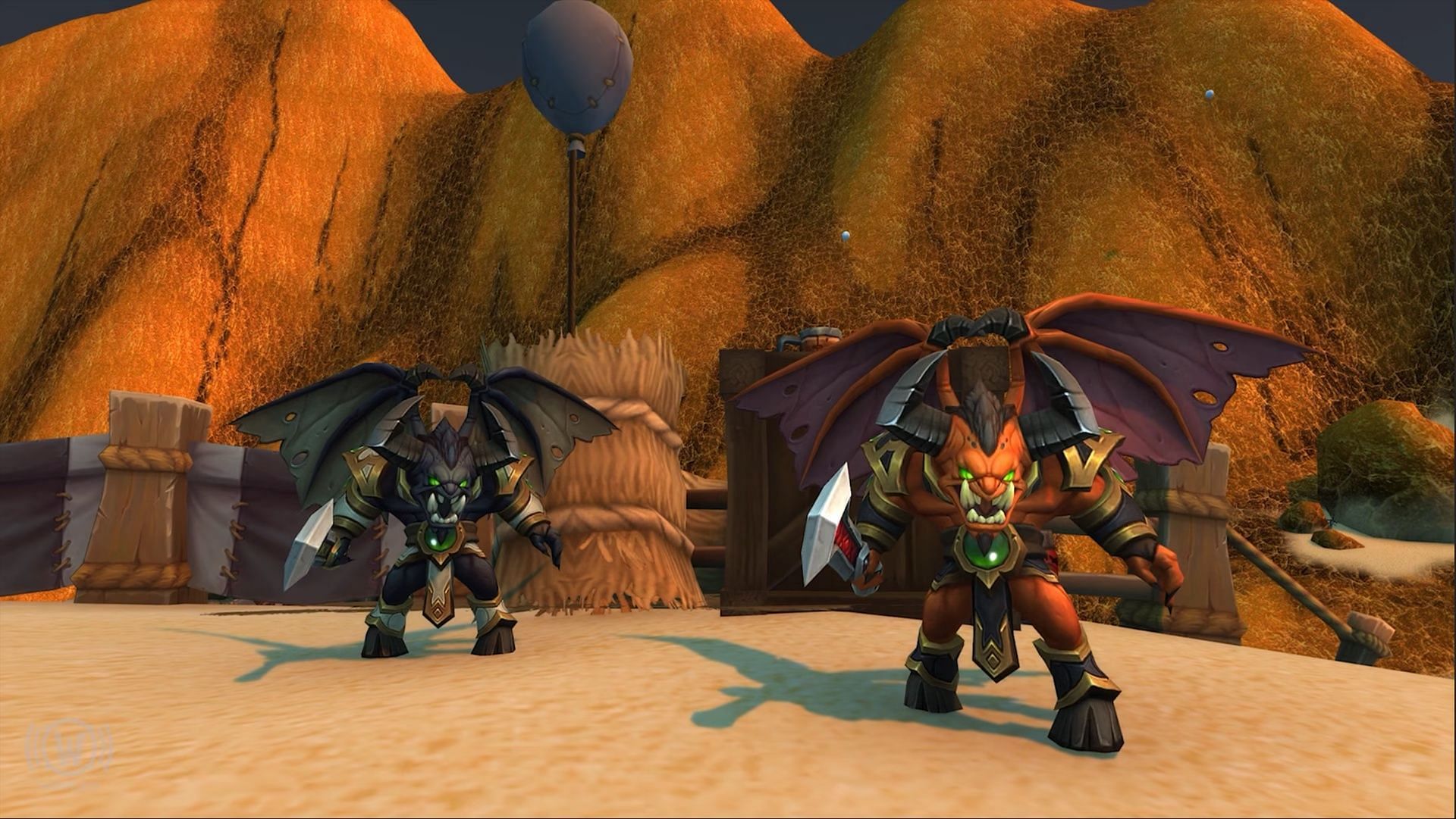 Whether you want fancy balloons, or chibi-World Bosses, the WoW 20th Anniversary event has it all (Image via Blizzard Entertainment)