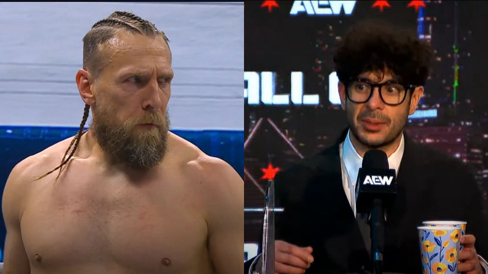 Bryan Danielson made his return earlier tonight at AEW Dynamite: Grand Slam [Photo: Triller TV