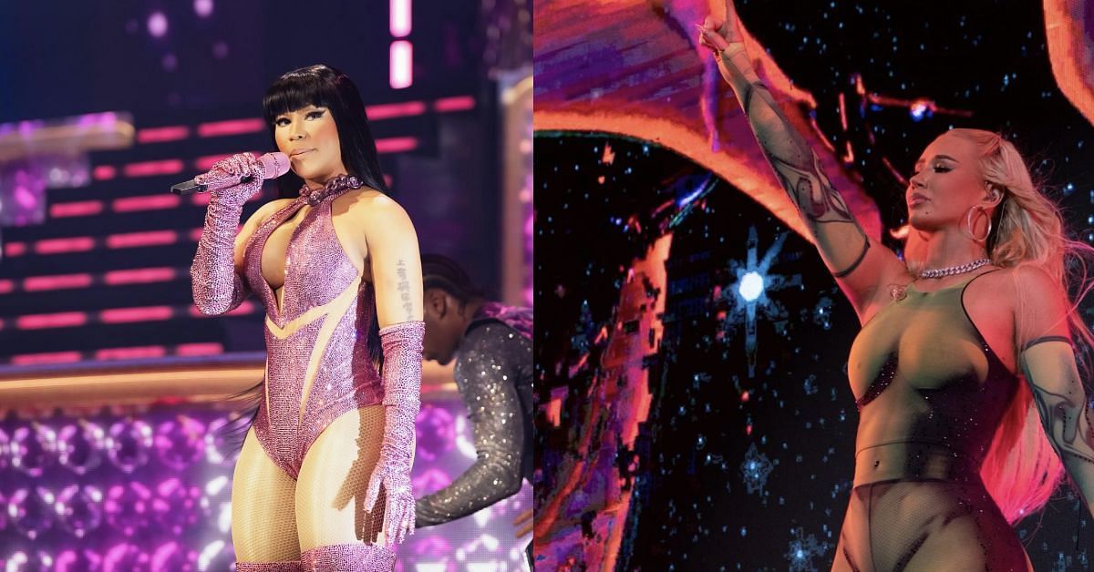 Nicki Minaj - left, Iggy Azalea - right (Images via Instagram/@nickiminaj @thenewclassic)