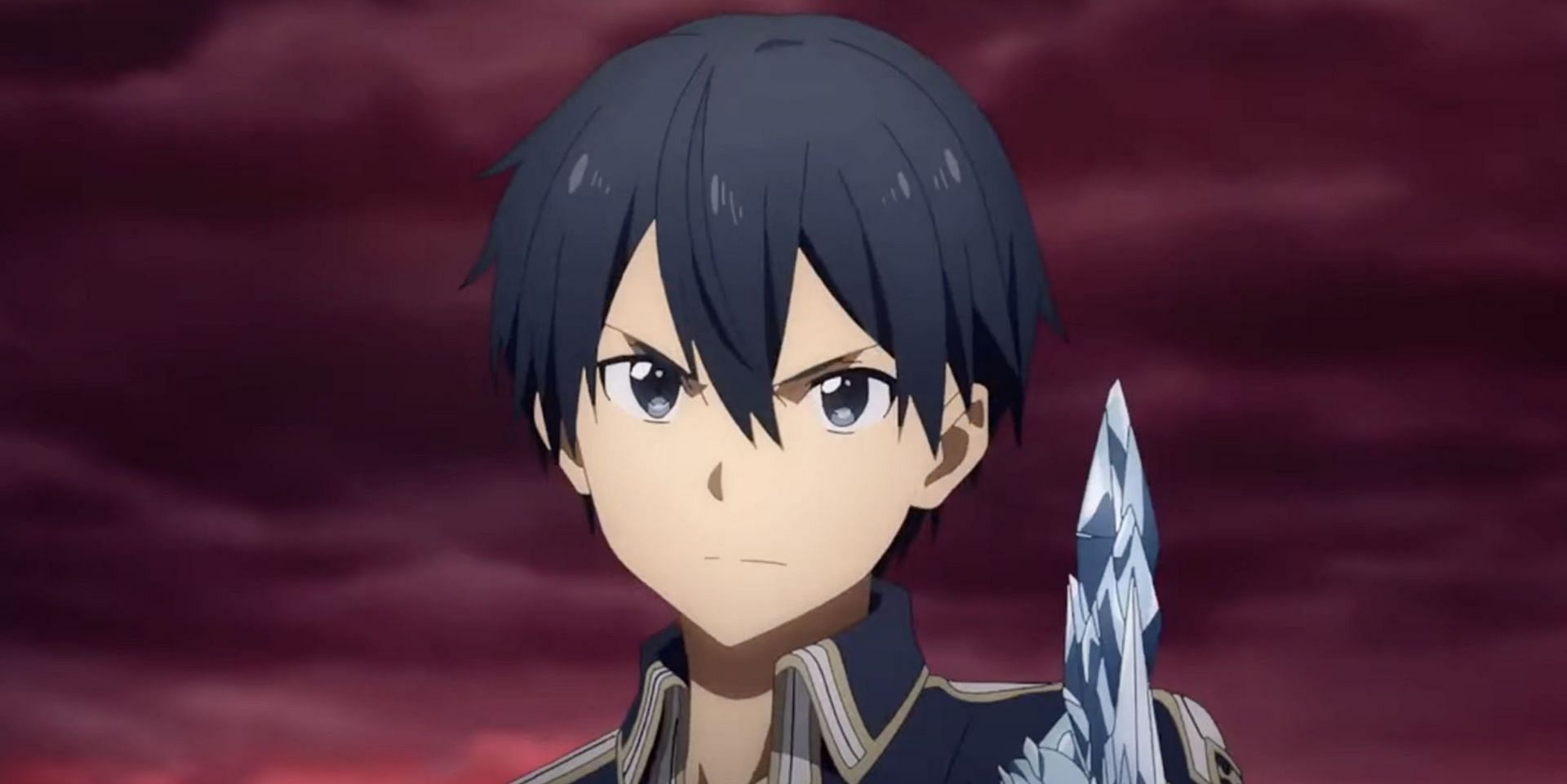 Kirito as seen in anime (Image via A-1 Pictures)