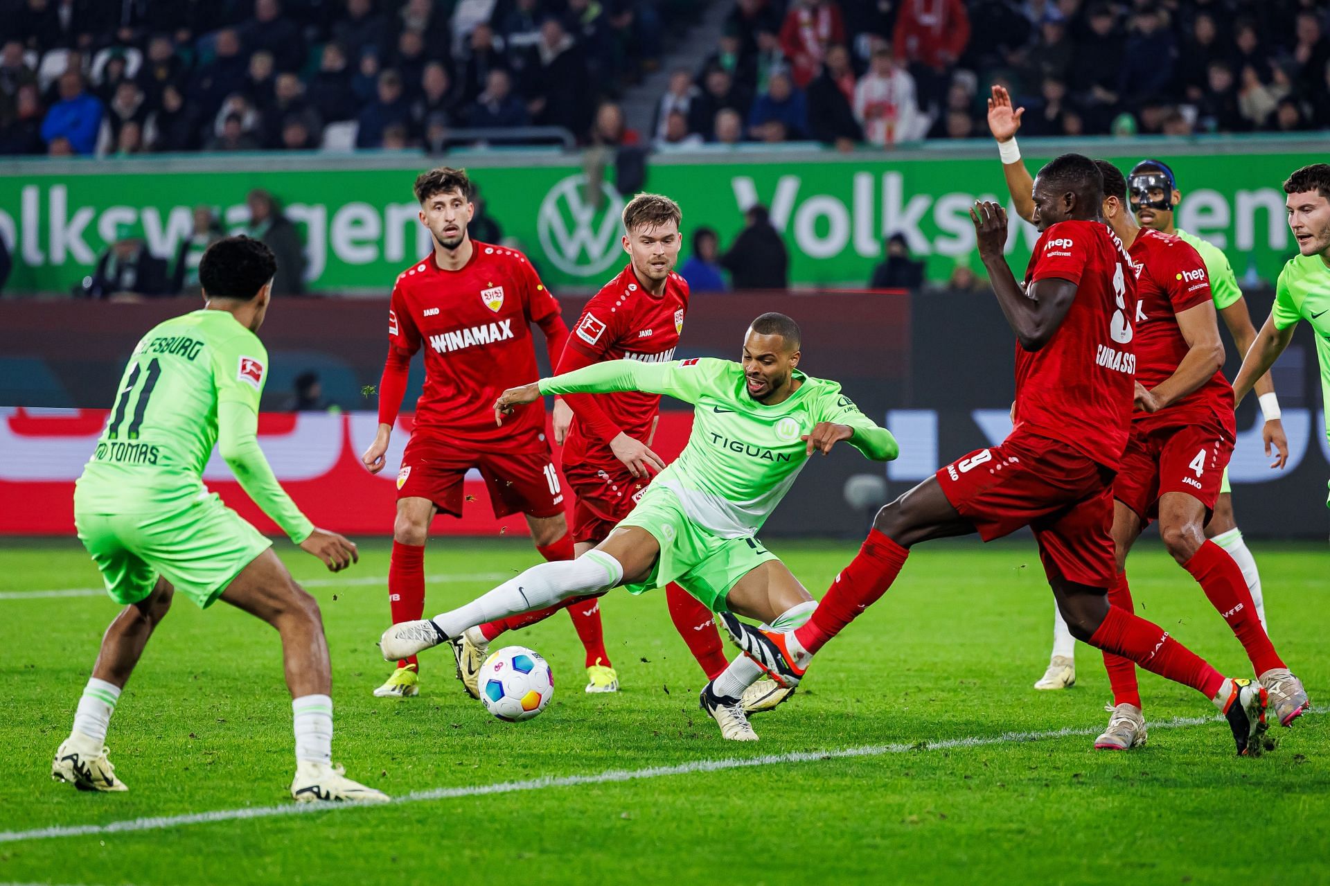 VfL Wolfsburg v VfB Stuttgart - Bundesliga - Source: Getty