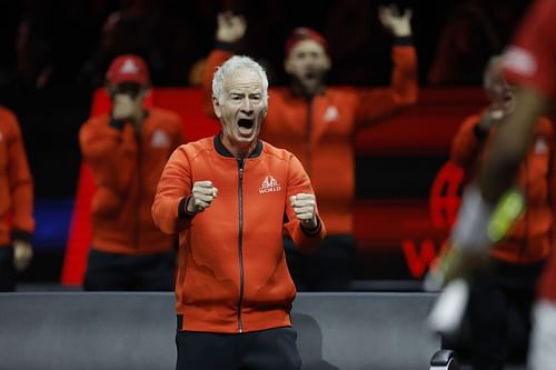 John McEnroe at the Laver Cup 2022 (Image: Getty)