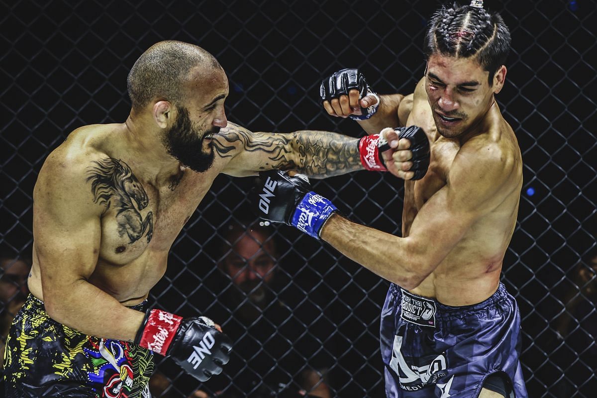 John Lineker knocked out Asa Ten Pow in his Muay Thai debut at ONE 168: Denver. [Photo via: ONE Championship]