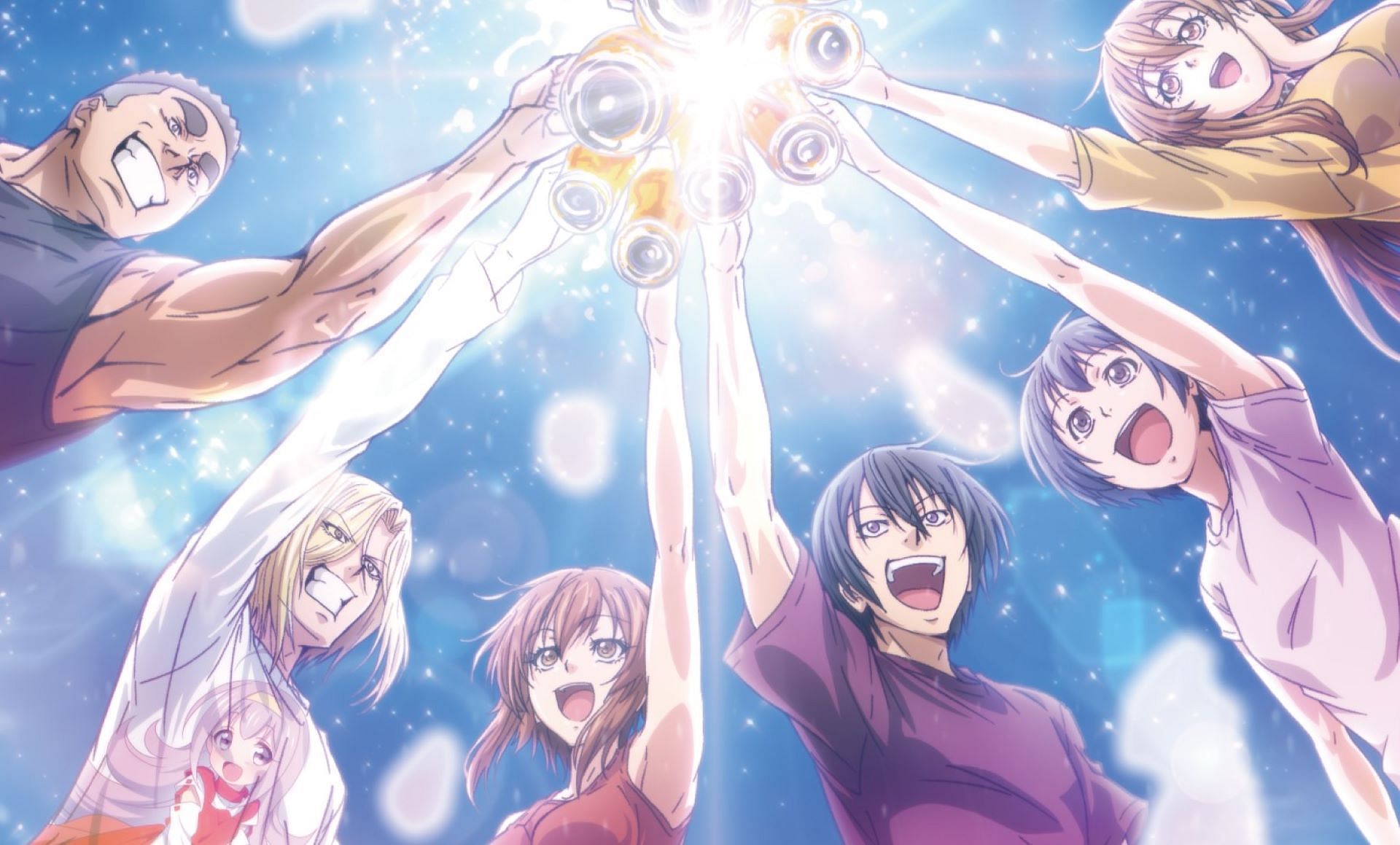 Grand Blue season 2 confirmed with a visual (Image via Zero-G and Liber)