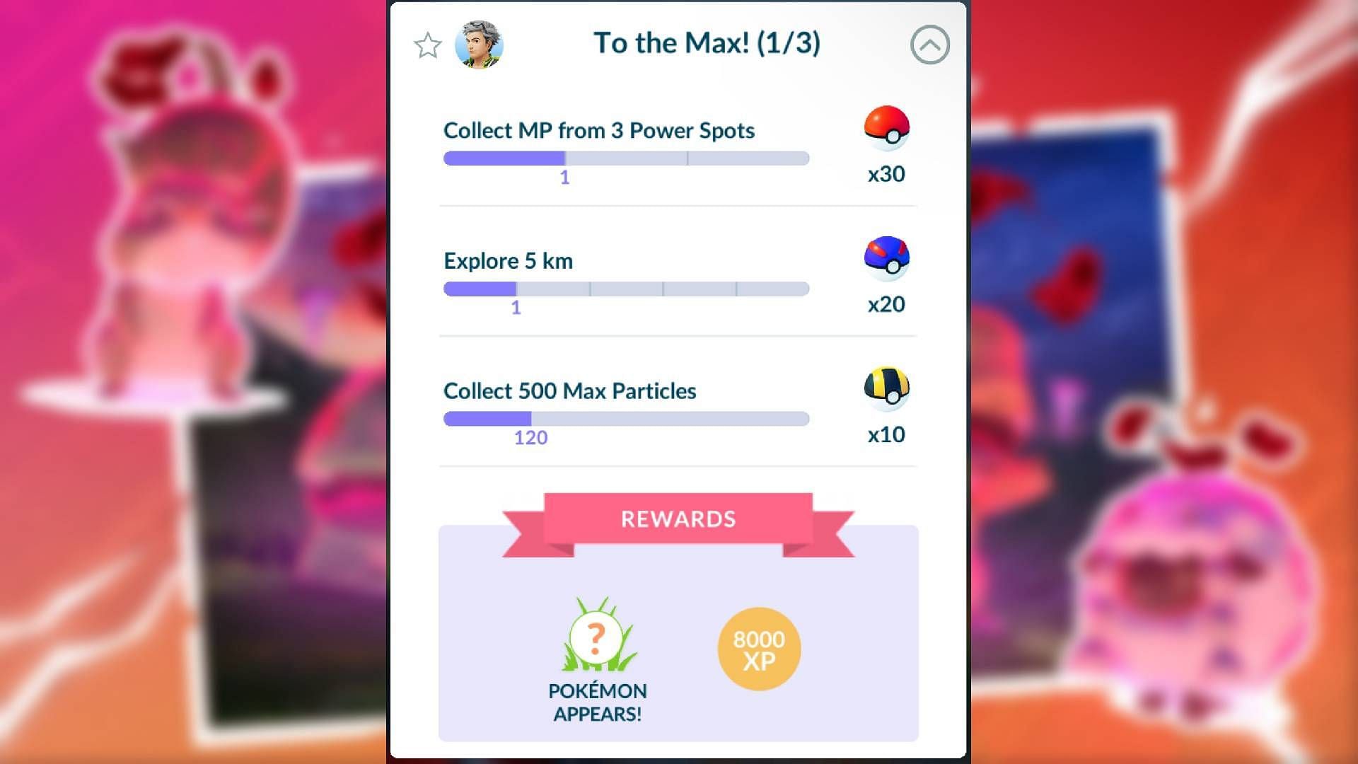 To The Max Special Research Step 1 (Image via Niantic)