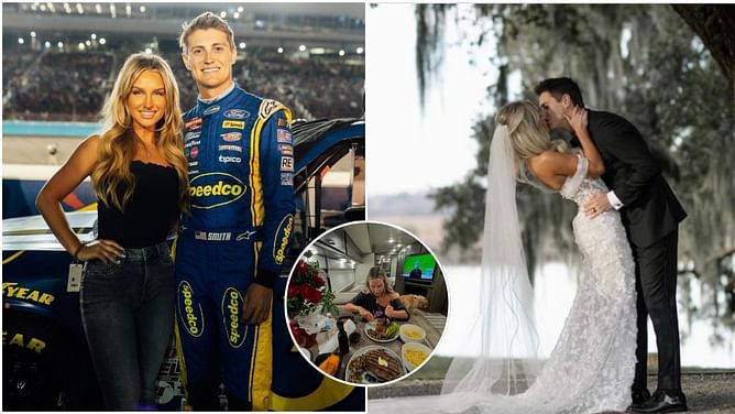 "Walked into the bus with surprise roses" - Zane Smith's romantic gesture to wife McCall as couple celebrates eight years together