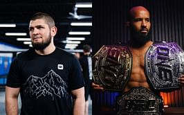 Khabib Nurmagomedov pays tribute to UFC great Demetrious Johnson following emotional retirement speech