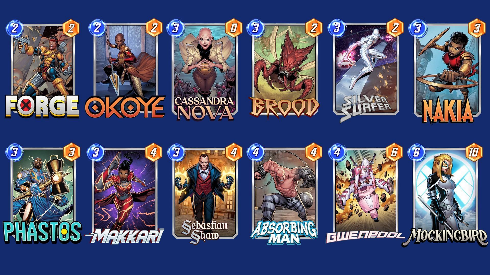 The Bald Power Deck in Marvel Snap (Image via Nuverse)