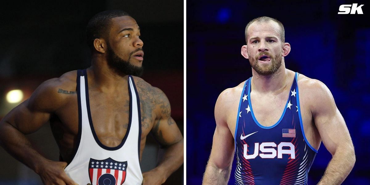 Jordan Burroughs and David Taylor are a few top athletes to watch out for at USA Wrestling World Team Trials. PHOTO: Both from Getty Images