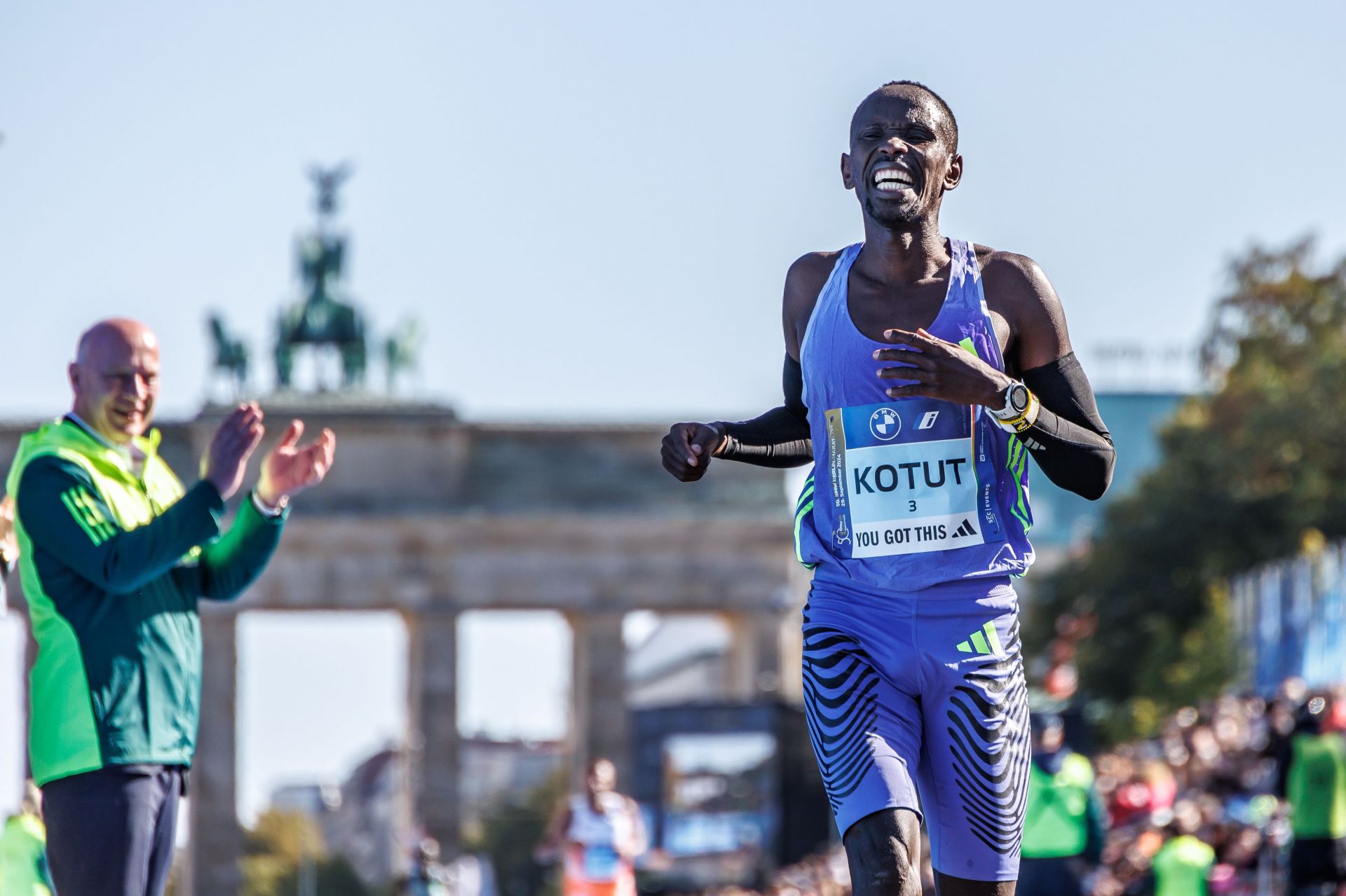 Kotut during the 50th edition of the BMW Berlin Marathon event on Sunday (Image via: Getty Images)