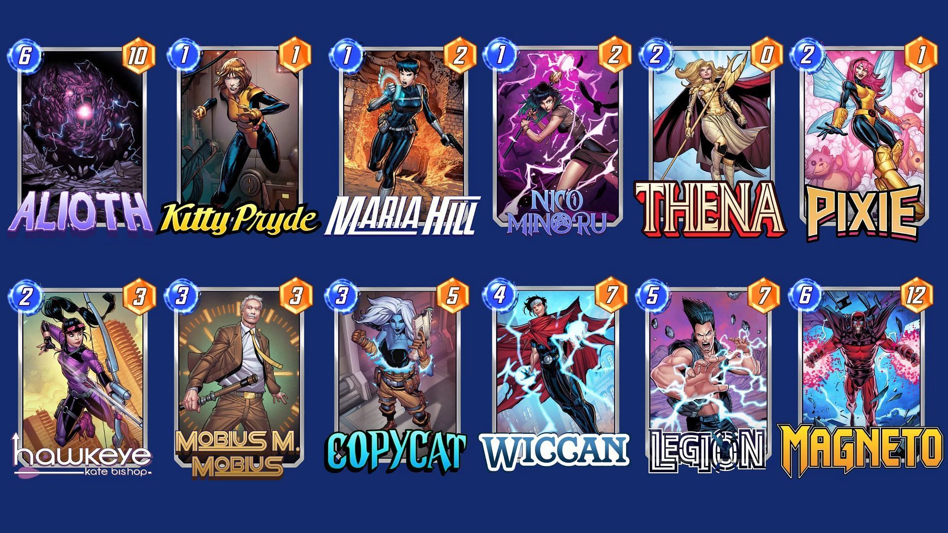 The Mutant Mayhem Deck in Marvel Snap (Image via Nuverse)