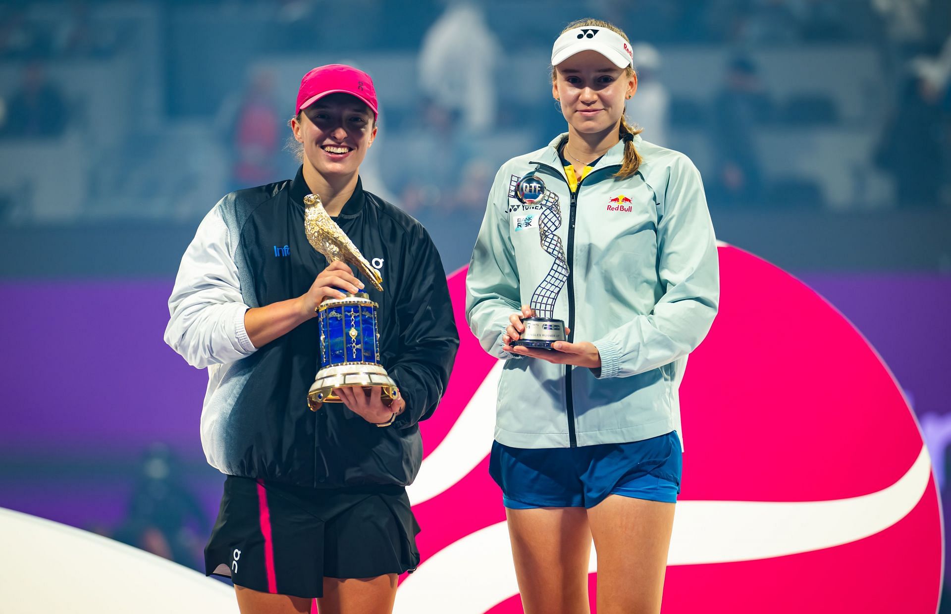 Iga Swiatek and Elena Rybakina (Source: Getty)