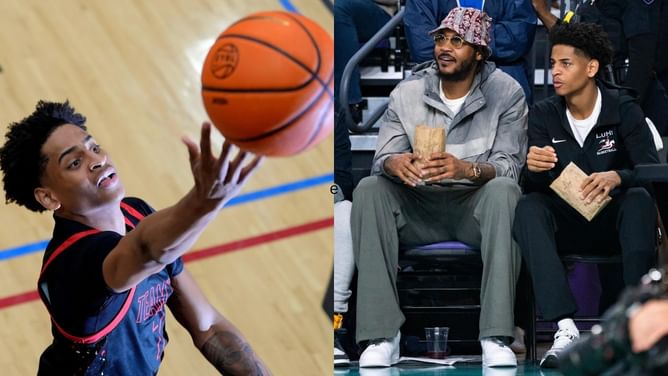 "I'm trying to get there": Carmelo Anthony's son Kiyan Anthony once shared his desire to match his dad's hooping prowess