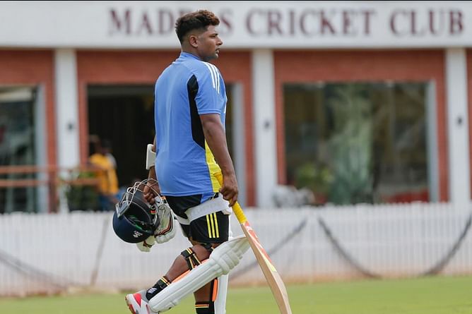 [Watch] Sarfaraz Khan works on fitness after Day 3 of IND vs BAN 1st Test 2024