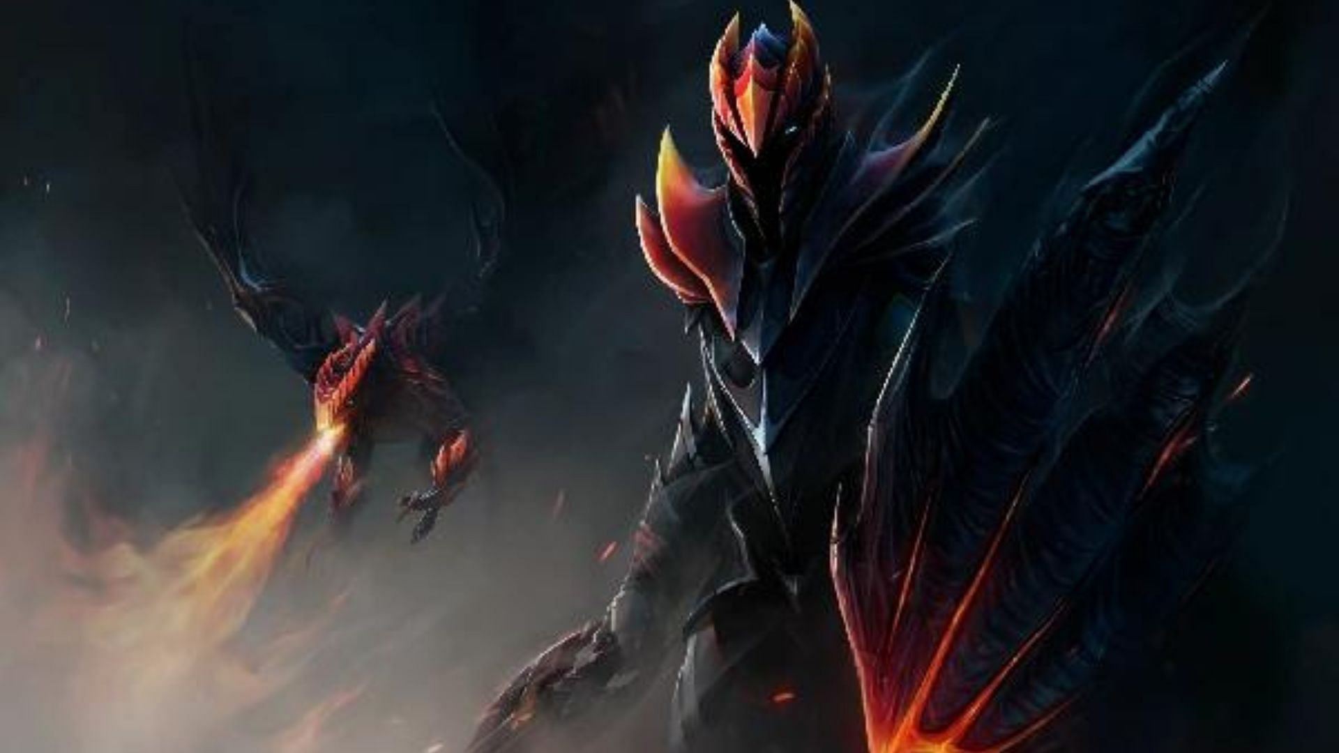 Dragon Knight is also a good pusher and can take down towers with his ultimate (Image via Valve)