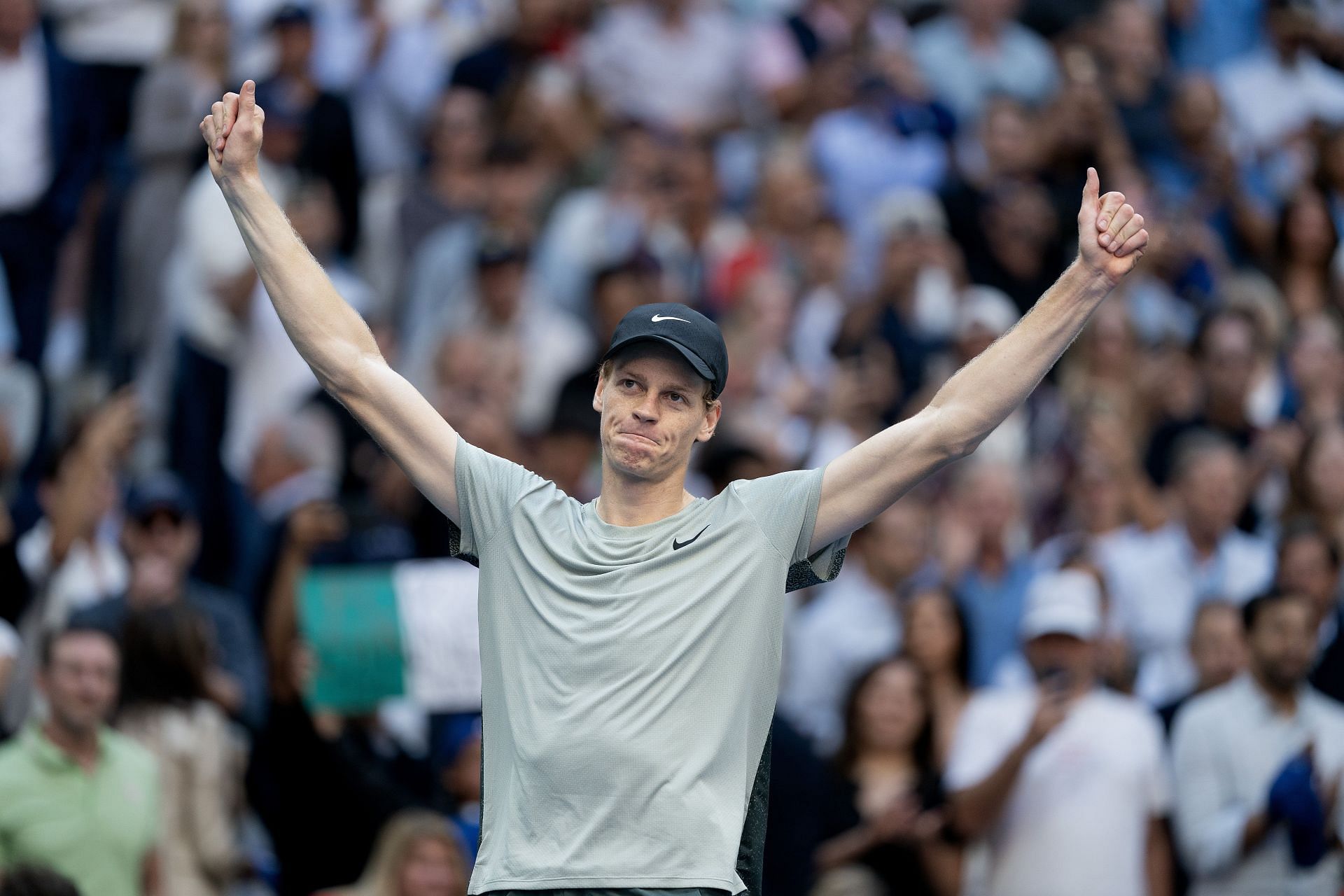 Jannik Sinner at the US Open 2024. (Photo: Getty)