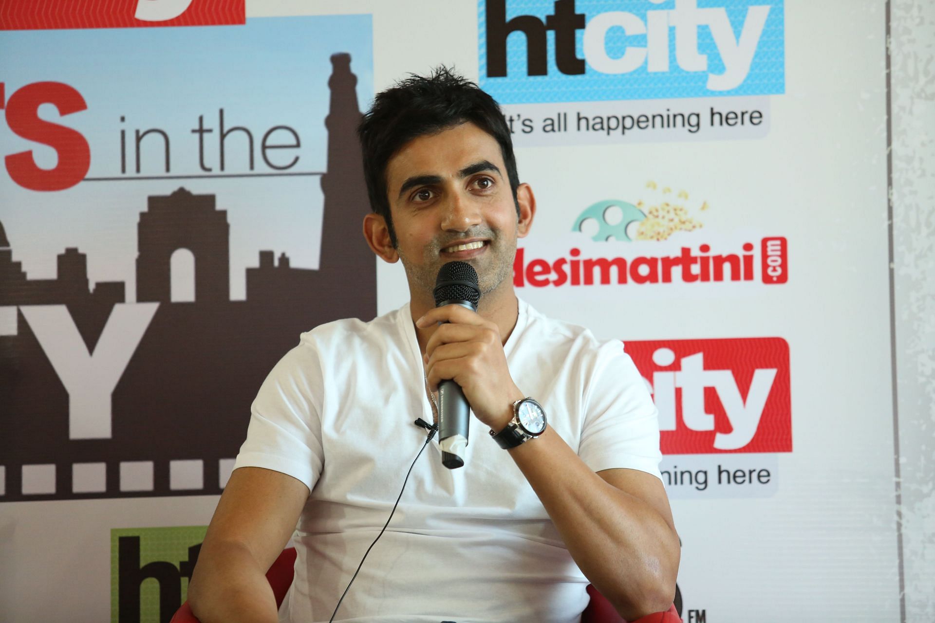 Interaction Session With Cricketer Gautam Gambhir - Source: Getty