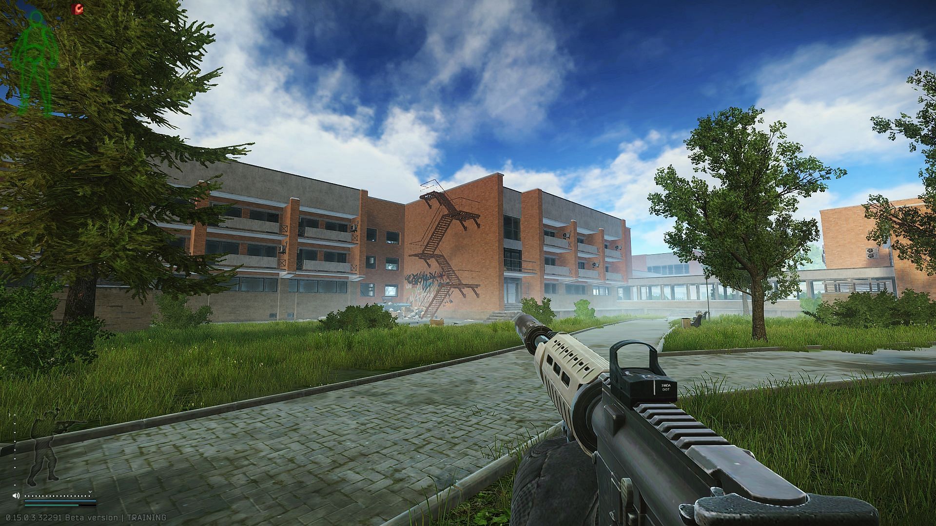 East wing of the Health Resort on Shoreline (Image via Battlestate Games)