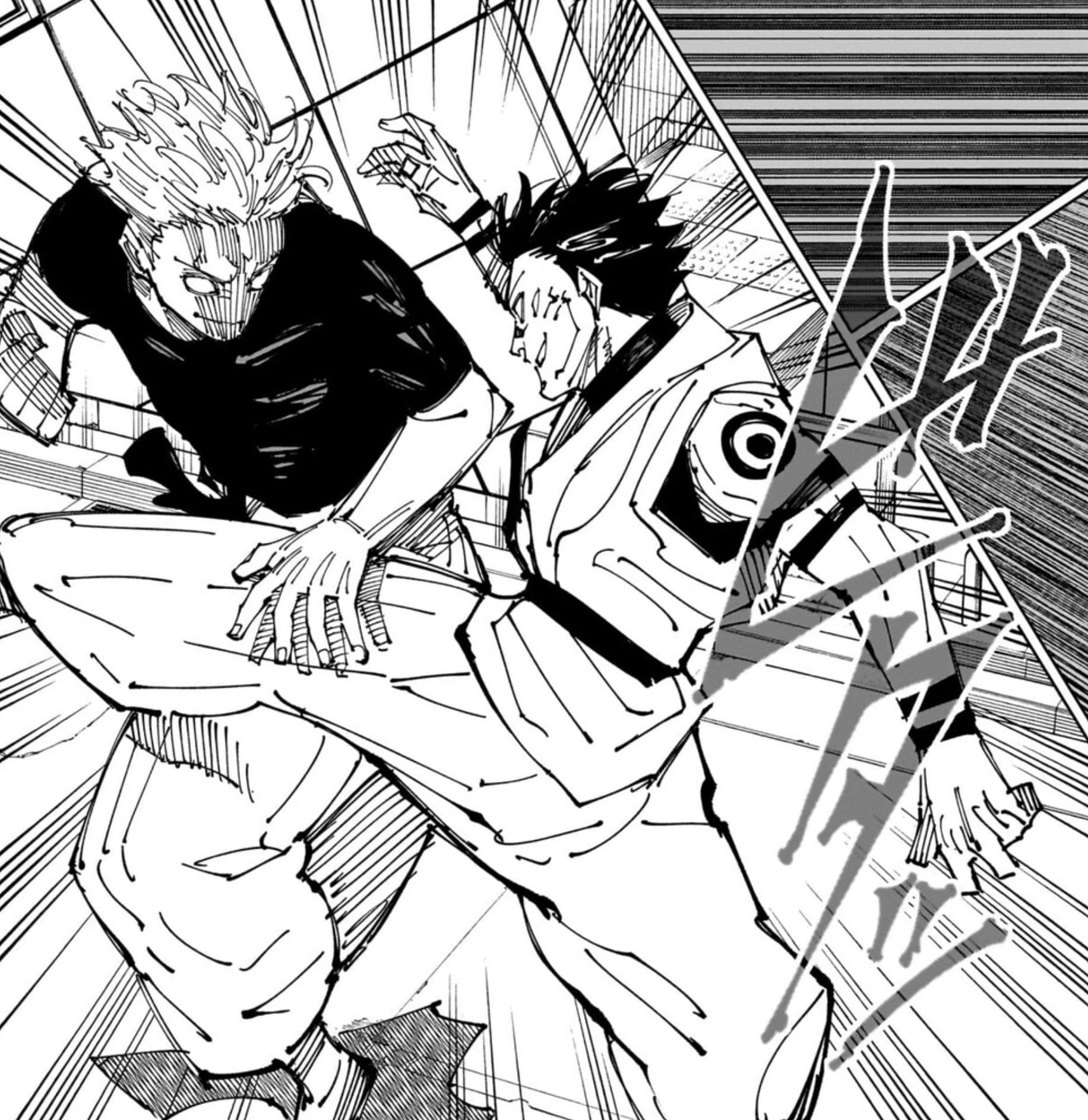 Gojo Satoru and Sukuna in manga (Image via Viz Media)